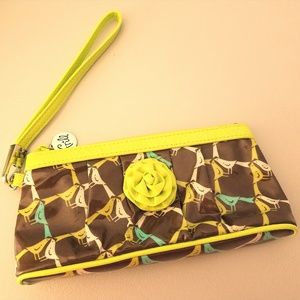 Vera Bradley Frill wristlet NWOT